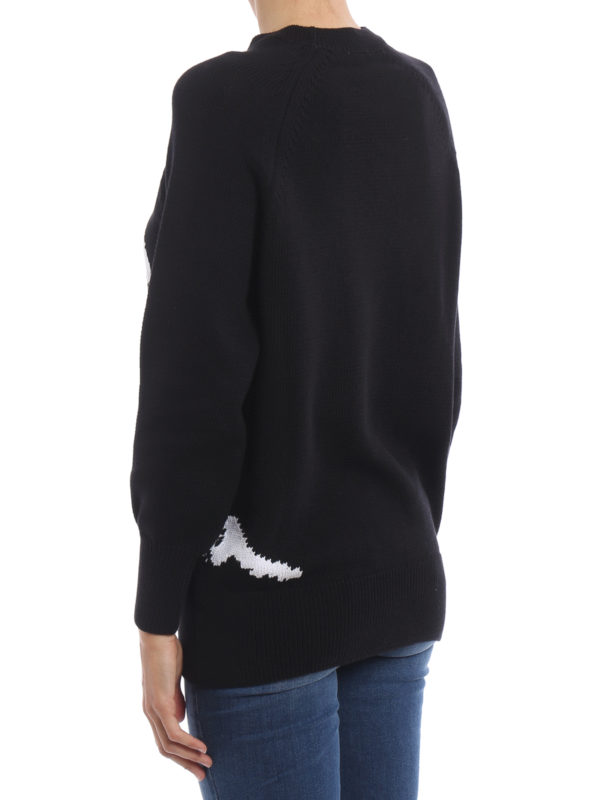 iKRIX KENZO: Suéteres con cuello pico - Sudadera Negra Para Mujer