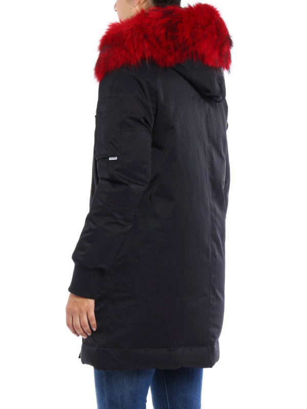 iKRIX KENZO: parkas - Colourful fur insert padded parka