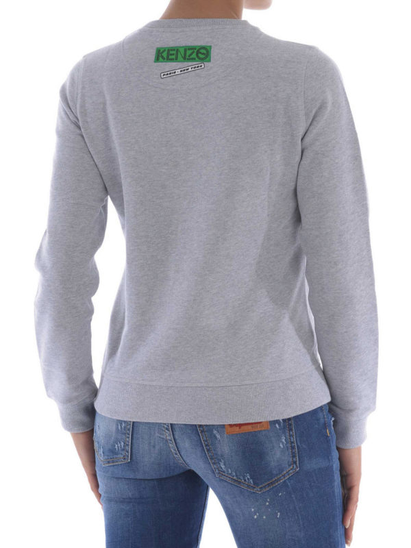 iKRIX KENZO: Sweatshirts & Pulls - Sweat-Shirts Et Pulls Gris Clair