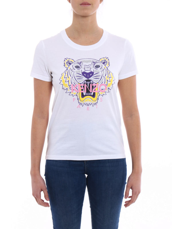 iKRIX KENZO: t-shirts - Basic Tiger white Tee