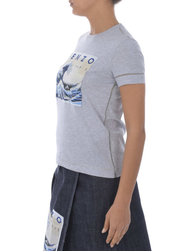 T-shirts Kenzo - Kanagawa Wave T-shirt - F851TS74999593