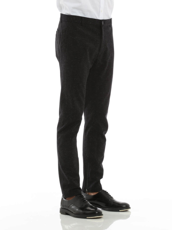 iKRIX LANVIN: casual trousers - Ankle zip trousers
