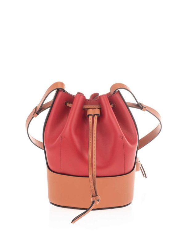 iKRIX LOEWE: Secchielli - Borsa secchiello rossa e beige