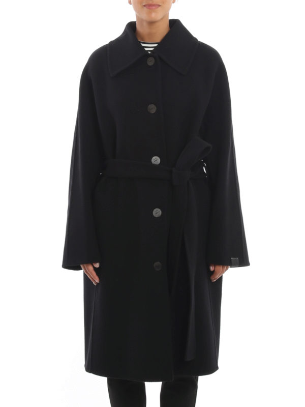 iKRIX LOEWE: ロングコート - ロングコート - 黒