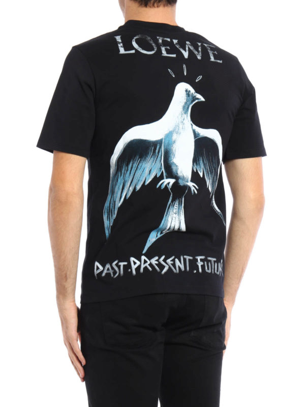 iKRIX LOEWE: t-shirts - Back printed cotton T-shirt