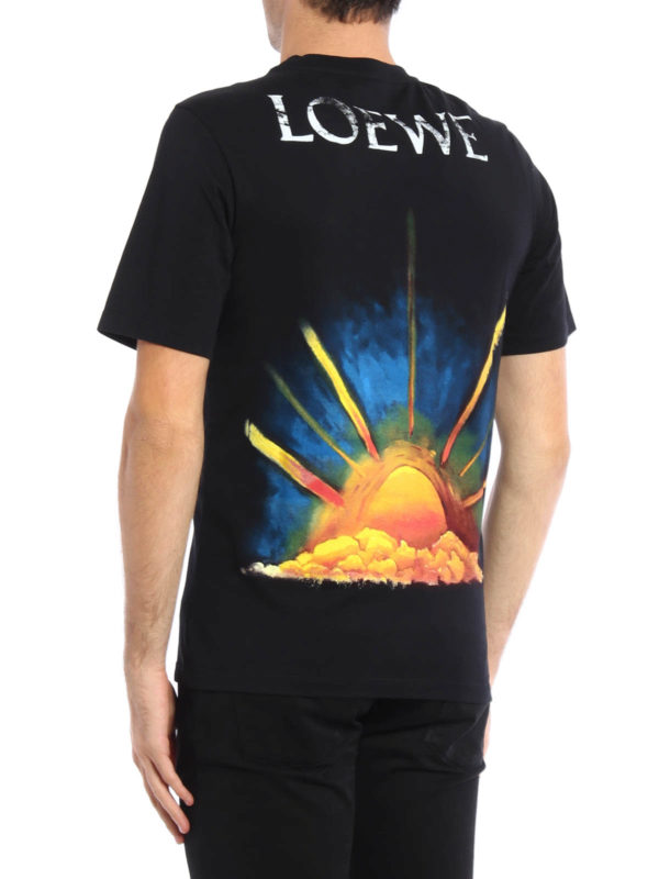 iKRIX LOEWE: t-shirts - Back sun print T-shirt
