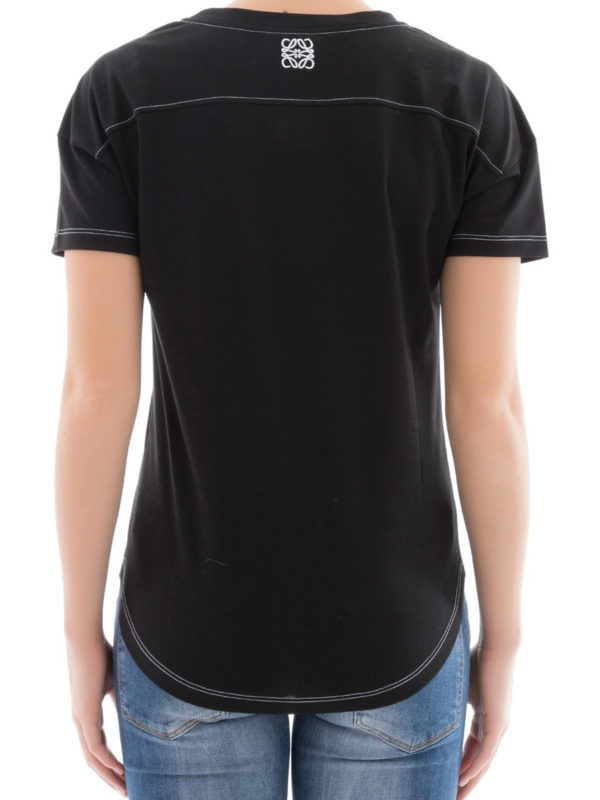 iKRIX LOEWE: t-shirts - Contrasting stitchings T-shirt