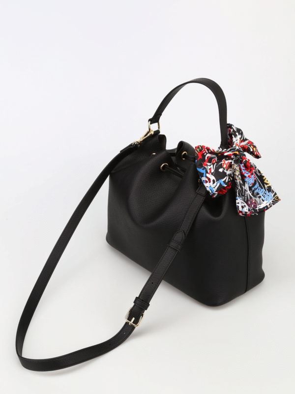 Bucket bags Love Moschino Faux leather scarf bucket bag