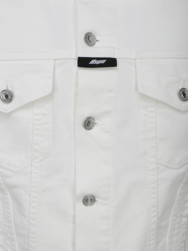 iKRIX m.s.g.m.: denim jacket - Logo label denim jacket