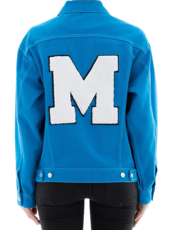 iKRIX m.s.g.m.: denim jacket - M college patch denim jacket
