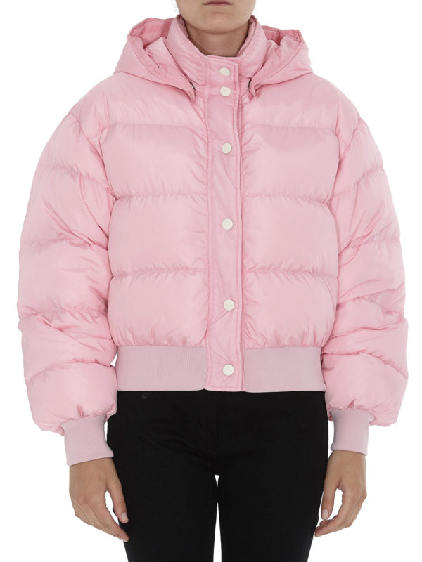 iKRIX m.s.g.m.: padded jackets - Logo hood pink puffer jacket