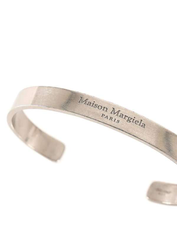 iKRIX Maison Margiela: Bracelets & Bangles - Logo engraved bracelet
