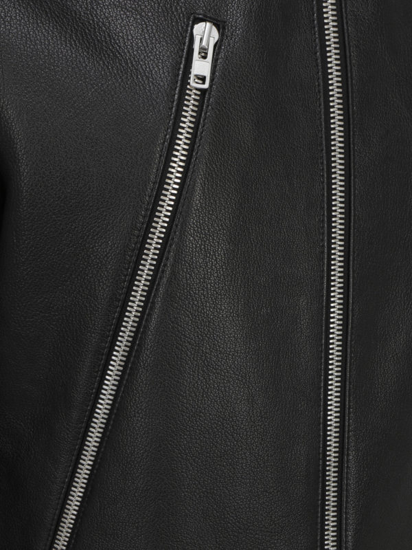 iKRIX Maison Margiela: レザージャケット - レザージャケット - 黒