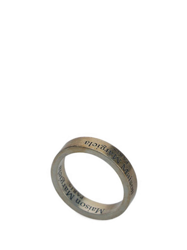 iKRIX Maison Margiela: Rings - Engraved logo ring