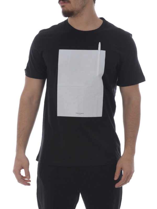 iKRIX Maison Margiela: T-shirts - T-Shirt - Noir