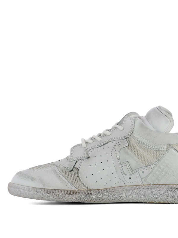 iKRIX Maison Margiela: trainers - Vintage effect patchwork sneakers