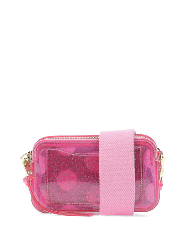 iKRIX MARC JACOBS: cross body bags - Snapshot glittered plastic camera bag