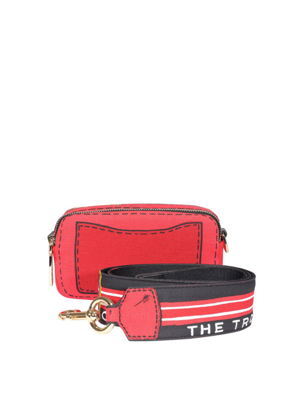 Marc Jacobs Cotton & Linen The Trompe L'oeil Snapshot Camera Bag