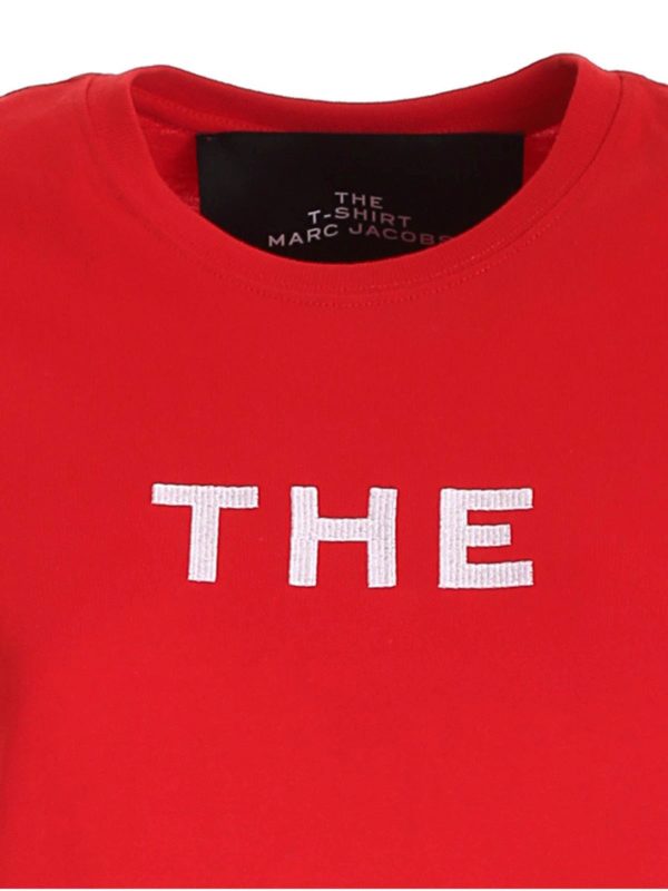 iKRIX MARC JACOBS: t-shirts - Embroidery T-shirt in red