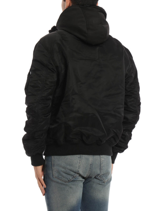 iKRIX Marcelo Burlon: giacche bomber - Bomber in nylon Atravierso Alpha