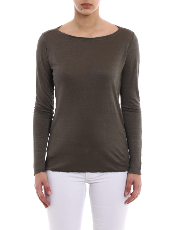 iKRIX MASSIMO ALBA: T-shirts - T-Shirt - Vert Foncé