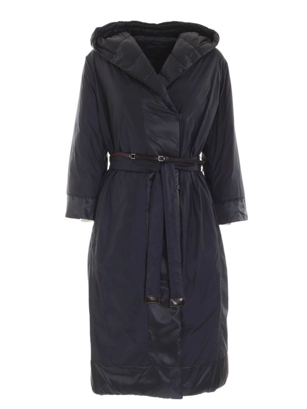 iKRIX Max Mara: Lange Daunenmäntel - Daunenmantel - Blau