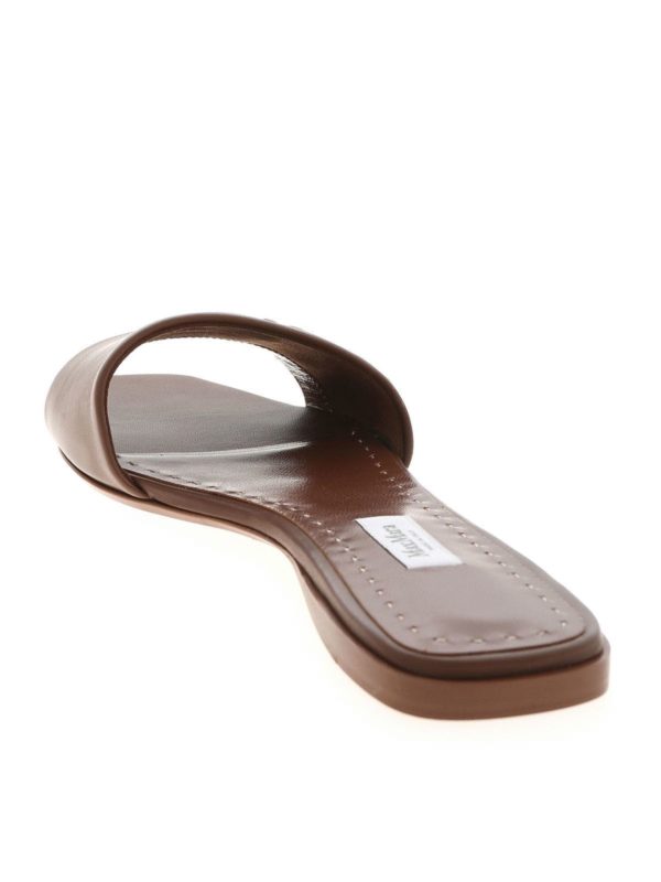 iKRIX Max Mara: sandals - Flat leather slides