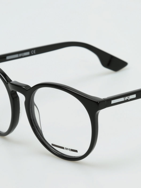 iKRIX MCQ: Glasses - Black frame round  glasses