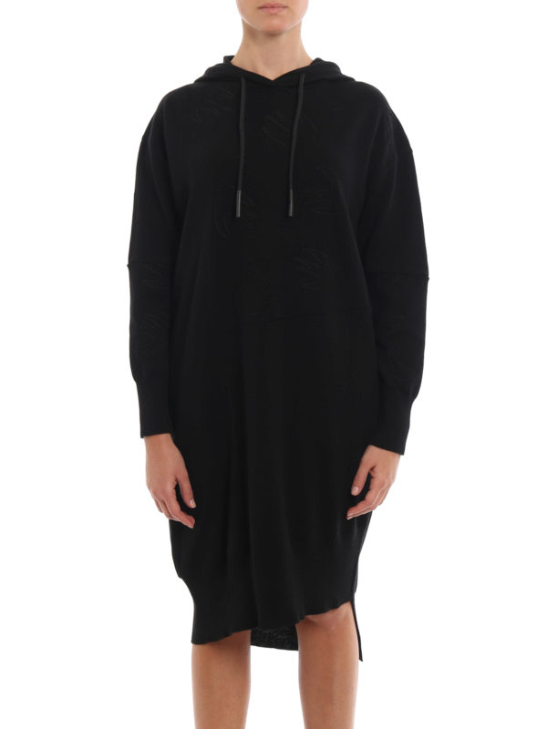 iKRIX MCQ: abiti al ginocchio - Abito in maglia con ricamo Swallow