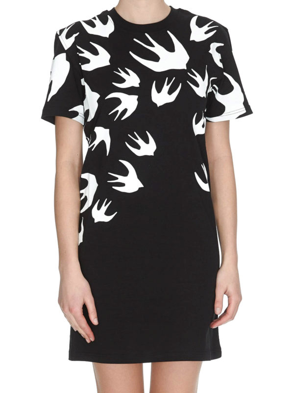 iKRIX MCQ: short dresses - Swallow black Tee style dress