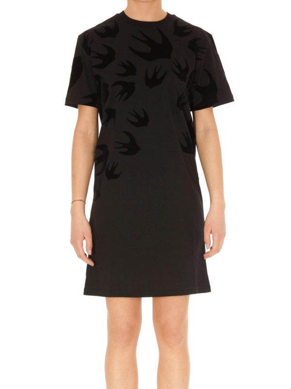 iKRIX MCQ: short dresses - Swallow print T-shirt dress