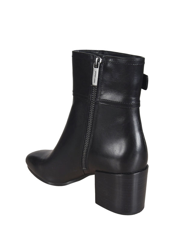 Ankle boots Michael Kors - Kenya calfskin booties with side buckle ...