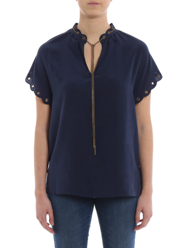 iKRIX MICHAEL KORS: Blouses - Blouse - Bleu