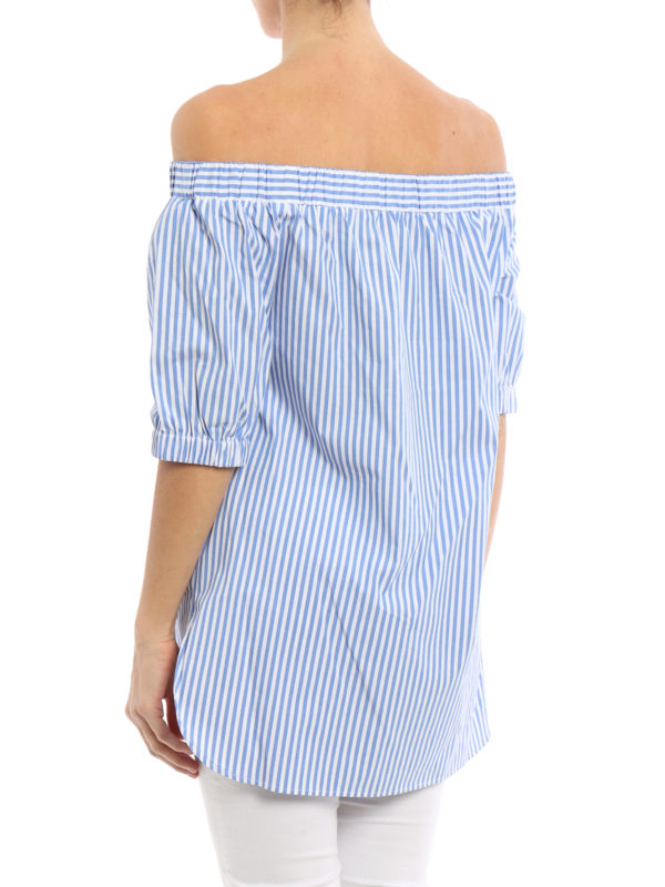 iKRIX MICHAEL KORS: Blouses - Chemisier Bleu Clair
