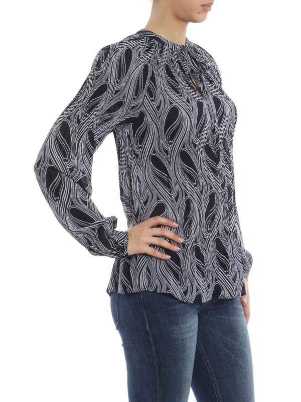 iKRIX MICHAEL KORS: blouses - Printed tie-front blouse
