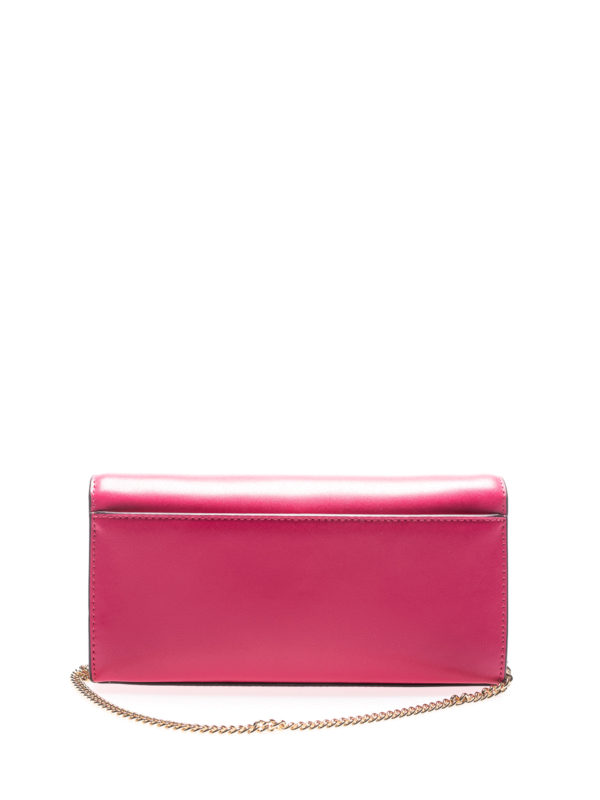 Michael michael kors mott leather clutch hot sale