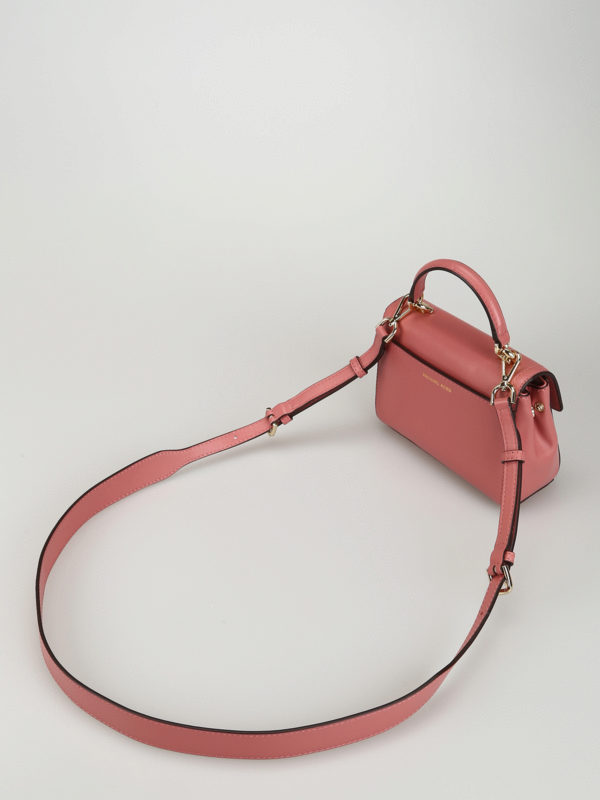 iKRIX MICHAEL KORS: cross body bags - Pink smooth leather mini cross body bag