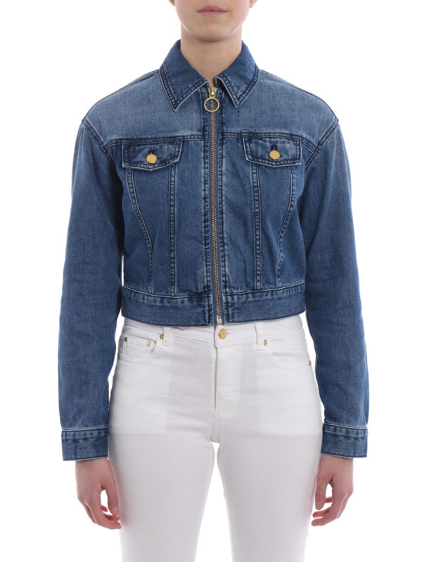 iKRIX MICHAEL KORS: denim jacket - Cropped denim jacket