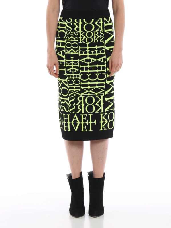 iKRIX MICHAEL KORS: Knielange und Midi Röcke - Midirock - Schwarz