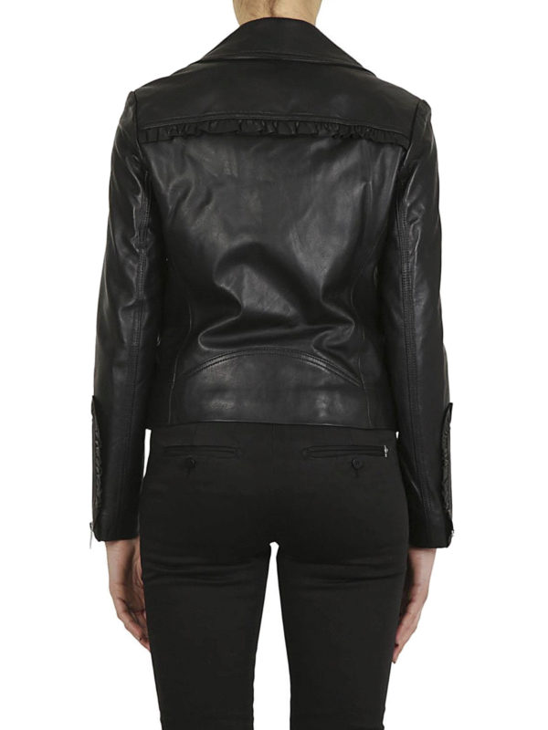 iKRIX MICHAEL KORS: Lederjacken - Lederjacke - Schwarz