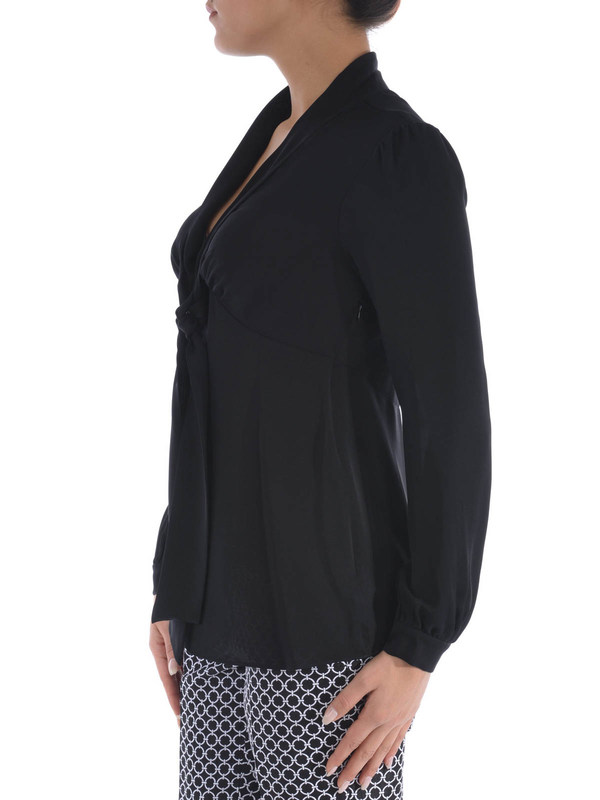 iKRIX MICHAEL KORS: shirts - Bow tie silk blouse