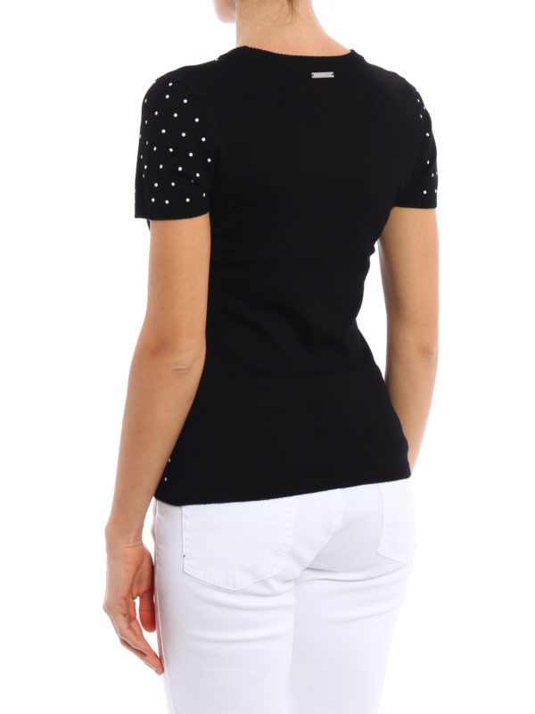 iKRIX MICHAEL KORS: t-shirts - Knitted polka dot T-shirt