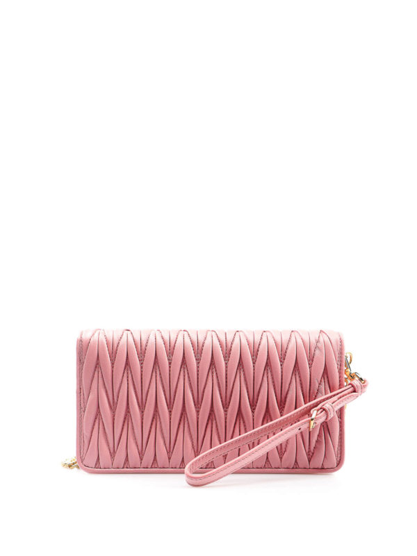 iKRIX MIU MIU: shoulder bags - Pink quilted leather bag