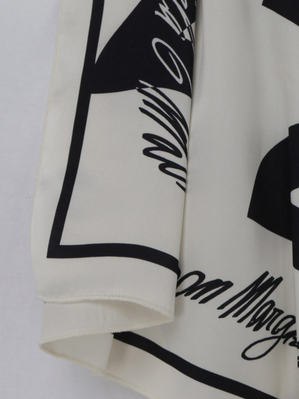 iKRIX MM6 MAISON MARGIELA: t-shirts - Scarf detailed T-shirt