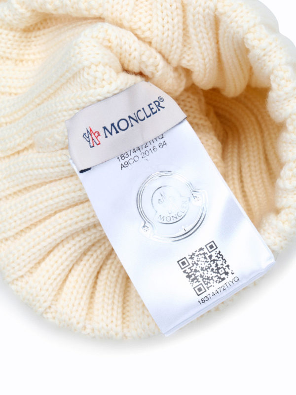 iKRIX MONCLER: ニットキャップ - Knit virgin wool beanie