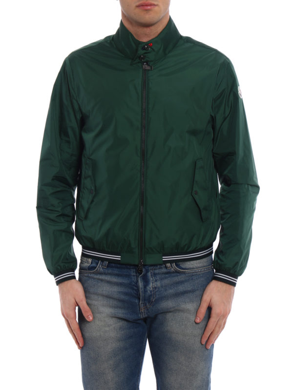 iKRIX MONCLER: bombers - Allier green nylon bomber jacket