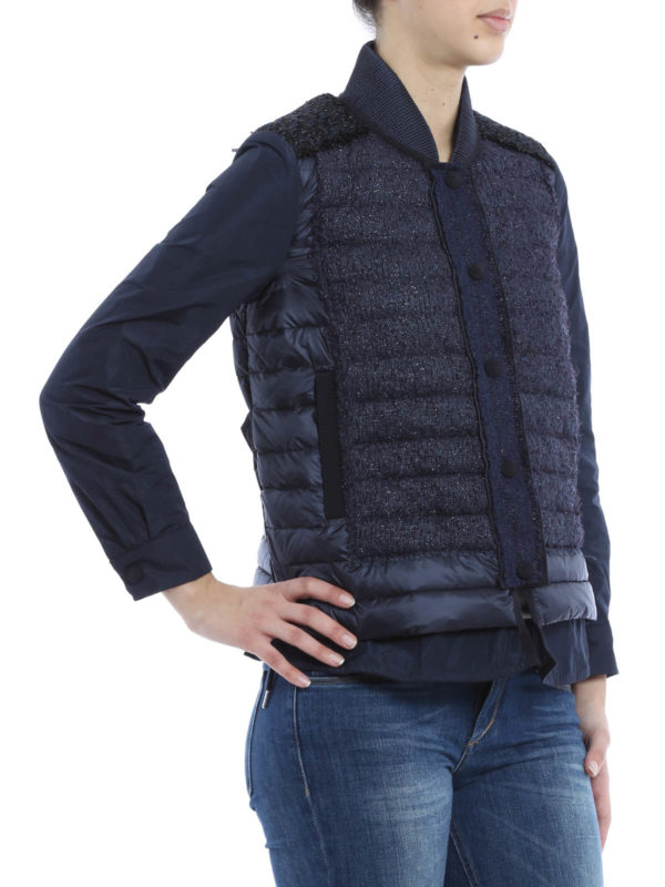 iKRIX MONCLER: casual jackets - Bleuet jacket with fabric inserts