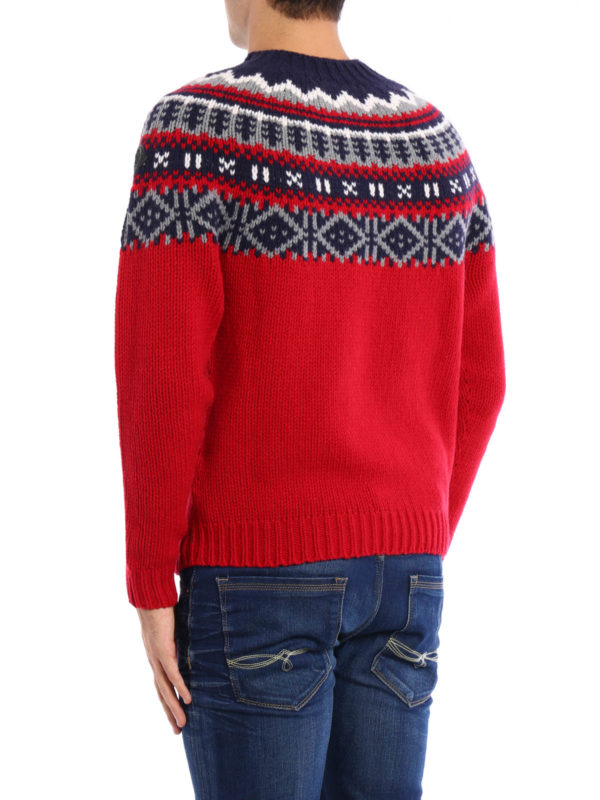 iKRIX MONCLER: Strickpullover mit Rundhalsausschnitt - Pullover Mit Rundhalsausschnitt