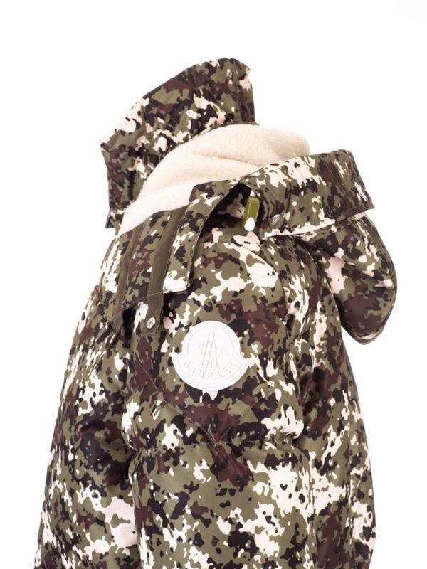 iKRIX MONCLER GRENOBLE: padded coats - Blanc down jacket in green