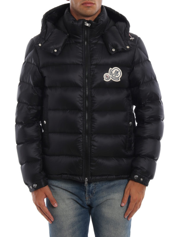 iKRIX MONCLER: padded jackets - Bramant black hooded puffer jacket